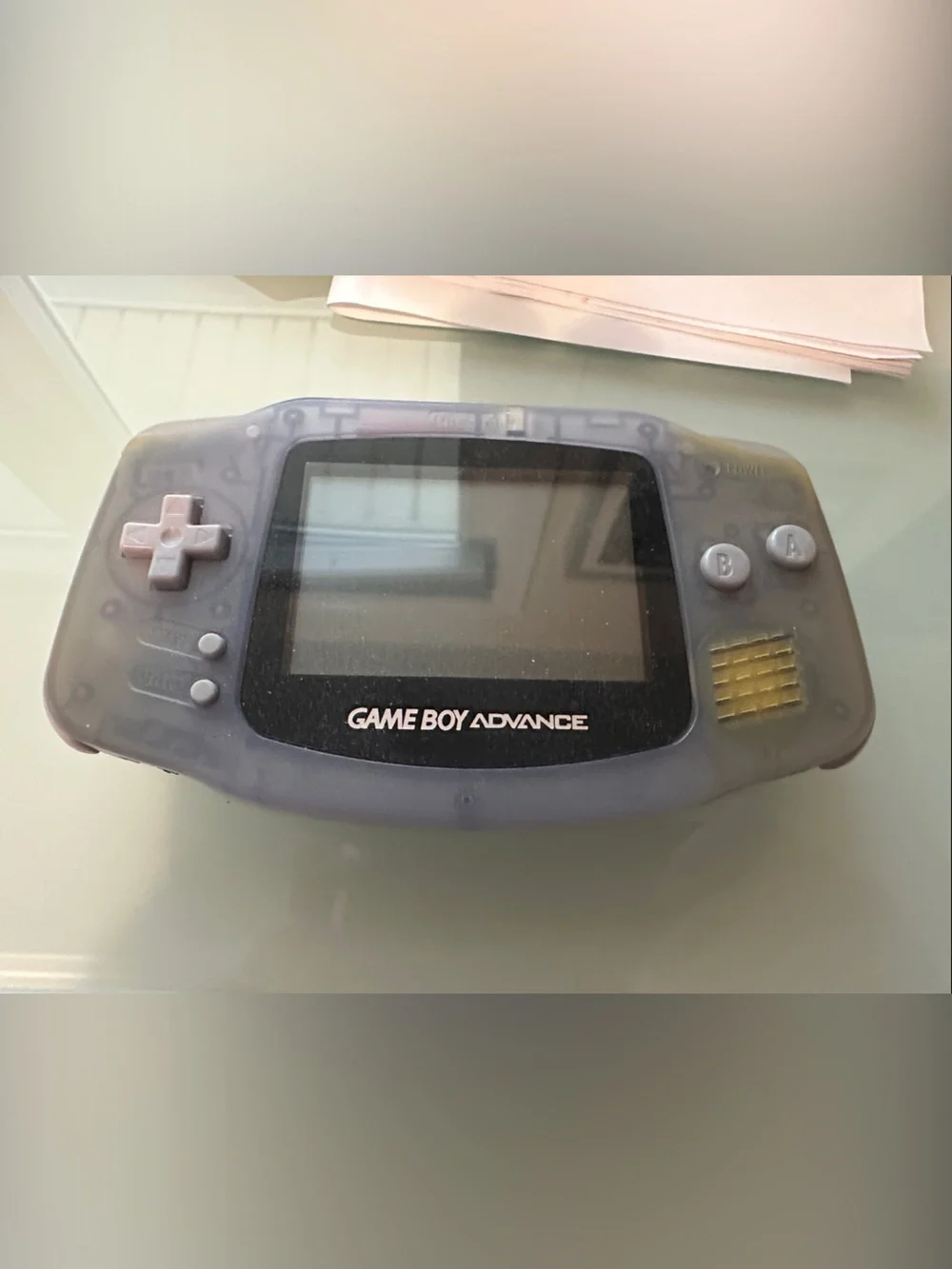 Nintendo Game Boy Advance - Frosted Translucent Purple Console